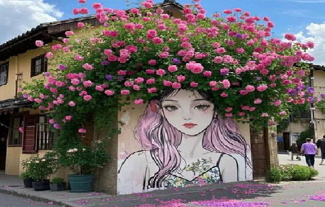 金平怎么设计网红打卡墙绘