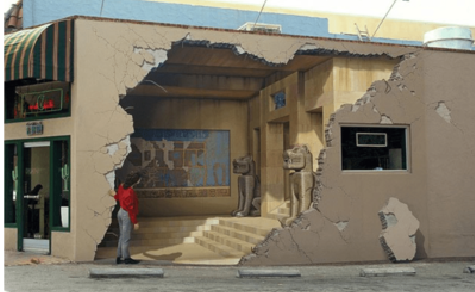 金平判断手绘墙好坏的标准。