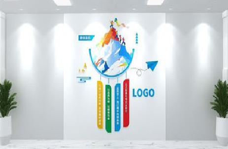 金平公司企业形象墙的工艺材料有哪些？