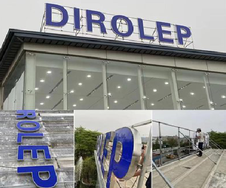 金平楼顶发光字安装的注意事项。